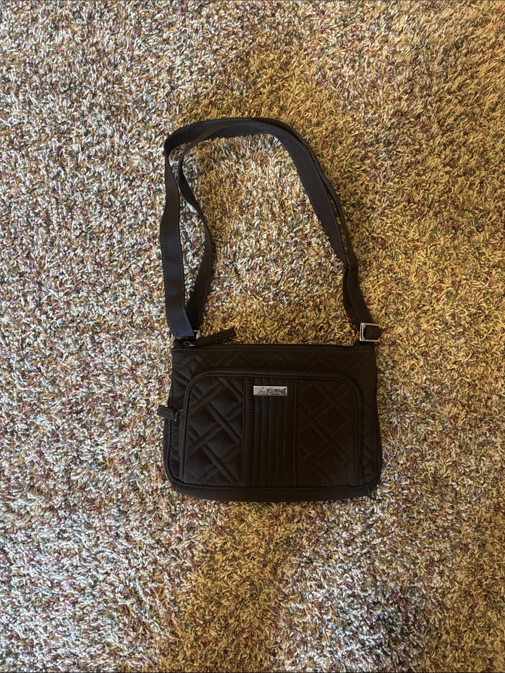 Vera Bradley Black Quilted Crossbody Bag